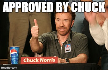 Meme Chuck Norris aproved